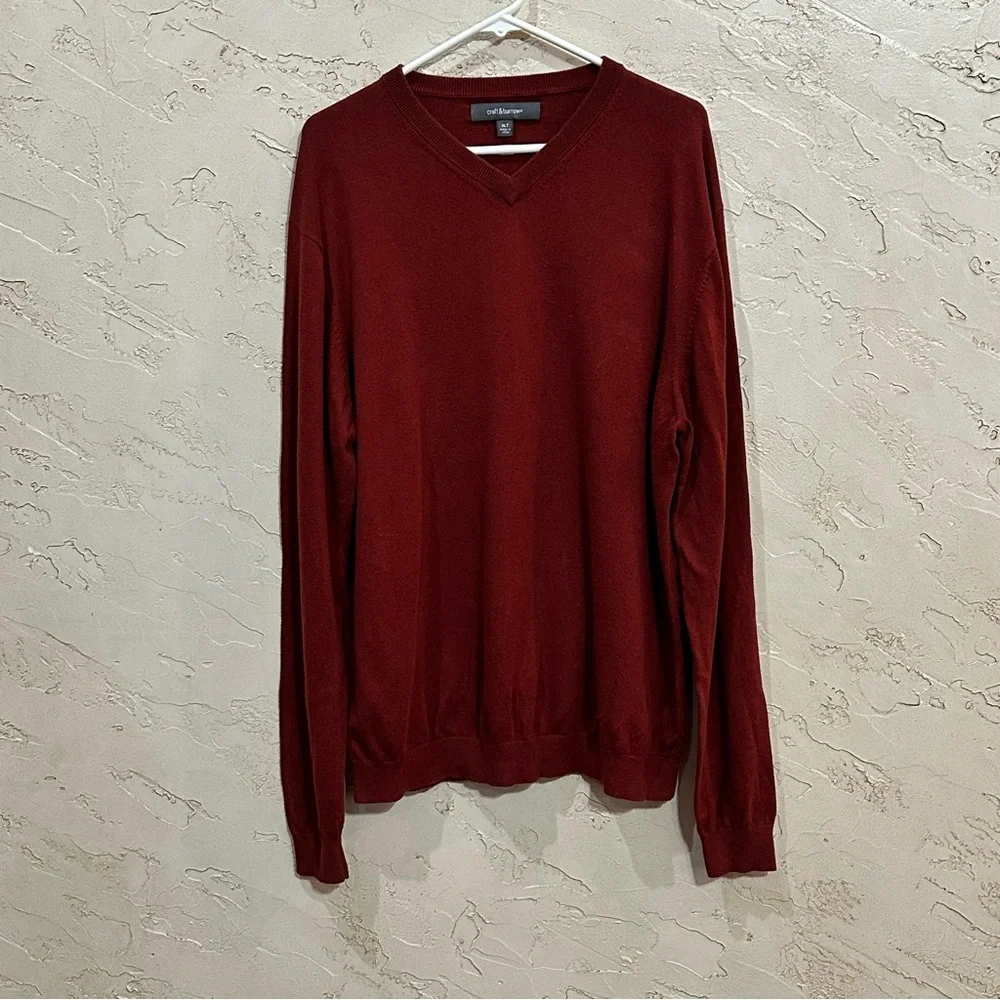 Croft & Barrow Men's V-Neck Sweater size XLT
